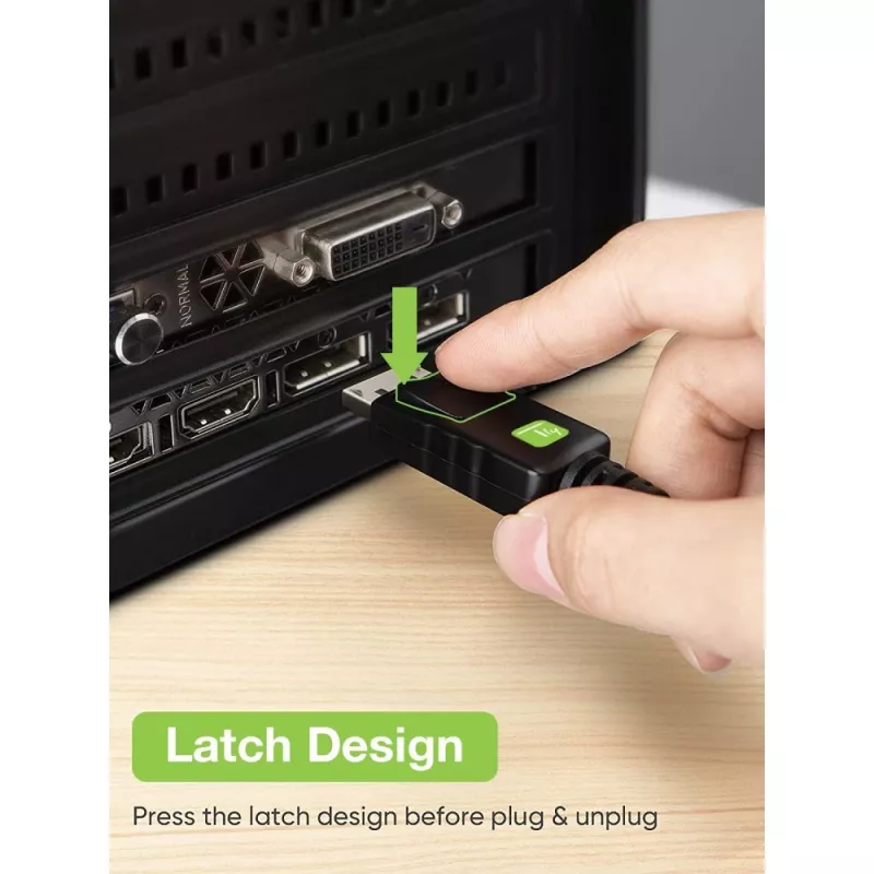 Techly monitor DisplayPort-na-VGA kábel 3 m ICOC DSP-V-030