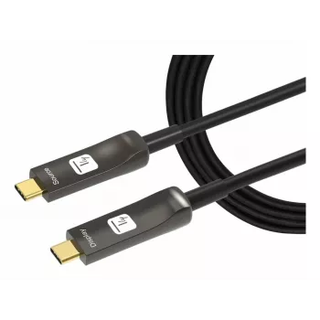 Techly ICOC-U3C-HY-020 USB kábel 20 m USB C čierny