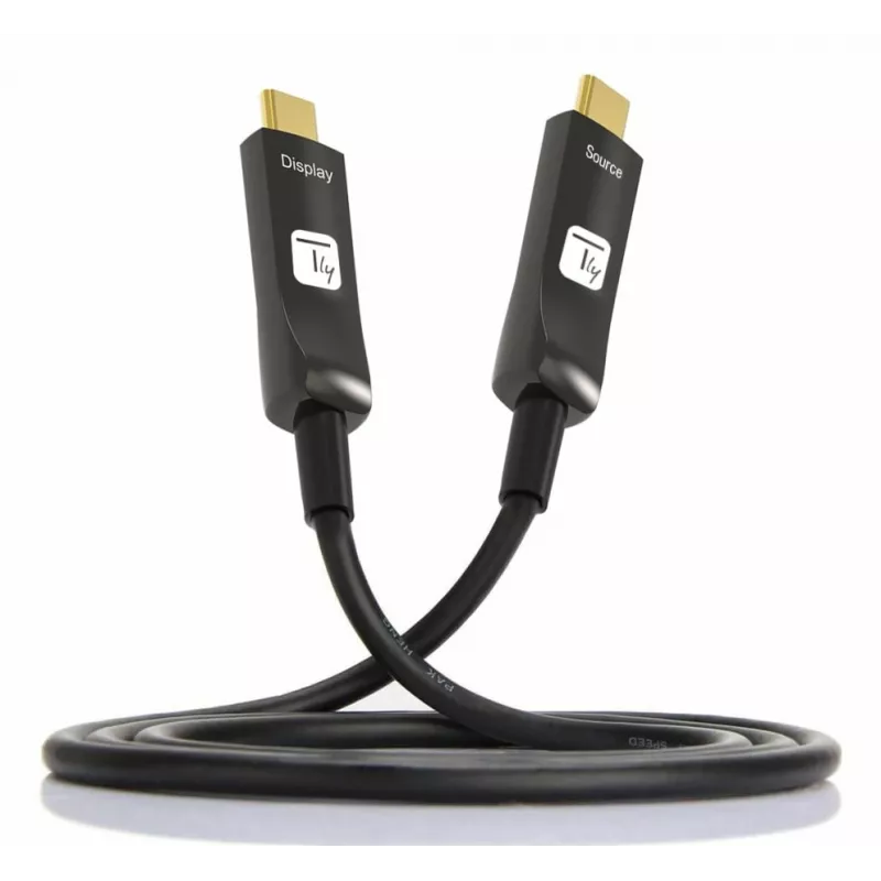 Techly ICOC-U3C-HY-020 USB kábel 20 m USB C čierny