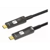 Techly ICOC-U3C-HY-020 USB kábel 20 m USB C čierny