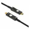 Techly ICOC-U3C-HY-020 USB kábel 20 m USB C čierny