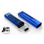 iStorage datAshur PRO+C 32GB | FIPS 140-3 Level 3 certifikované | bezpečný USB Type-C disk | AES-XTS 256-bit hardvérové šifrovanie | chránené PIN | typ C-A adaptér v balení