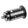 Techly Mini auto nabíjačka USB-A a USB-C Quick Charge 3.0 38W v čiernom kove