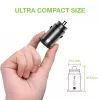 Techly Mini auto nabíjačka USB-A a USB-C Quick Charge 3.0 38W v čiernom kove