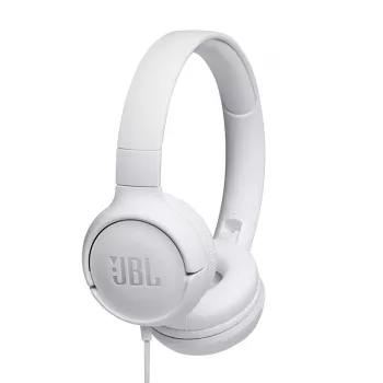 JBL Tune 500 BIELA, káblové, 20 - 20000 Hz, hudba, 148 g, slúchadlá, biela