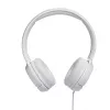 JBL Tune 500 JBLT500WHT slúchadlá na uši, drôtové, mikrofón, plochý kábel odolný voči zamotaniu, biele