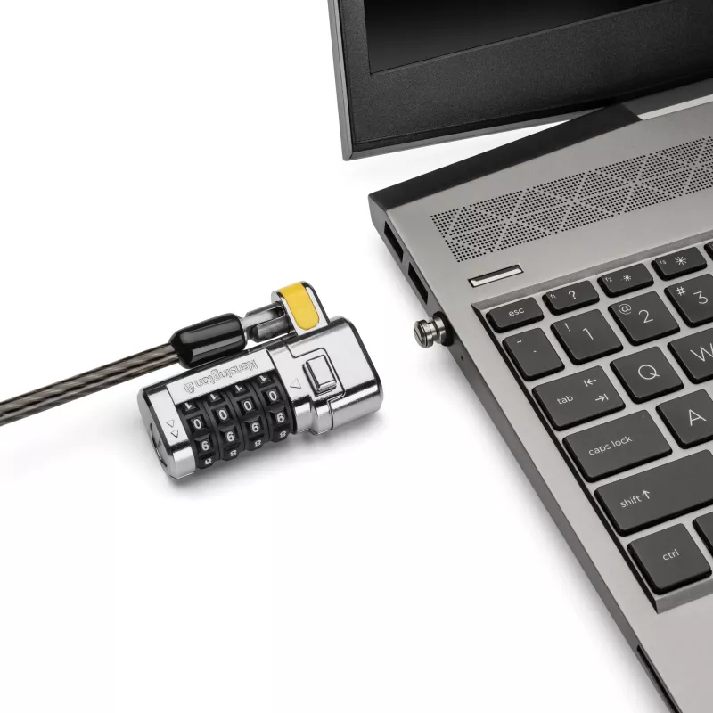 Kensington ClickSafe univerzálny kombinovaný zámok na notebook – Master Coded