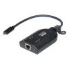 ATEN USB-C Virtual Media KVM adaptér KA7183-AX USB klávesnica myš čierny