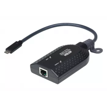 ATEN USB-C Virtual Media KVM adaptér KA7183-AX USB klávesnica myš čierny