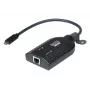 ATEN USB-C Virtual Media KVM adaptér KA7183-AX USB klávesnica myš čierny