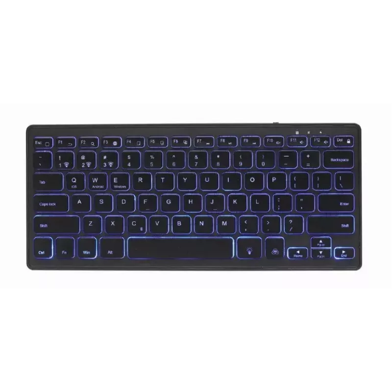 Klávesnica Gembird KB-BTRGB-01-DE univerzálna Bluetooth QWERTZ nemecká čierna