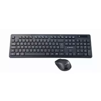 Gembird KBS-WCH-03-DE klávesnica myš v balení univerzálna RF Wireless QWERTZ nemecká čierna