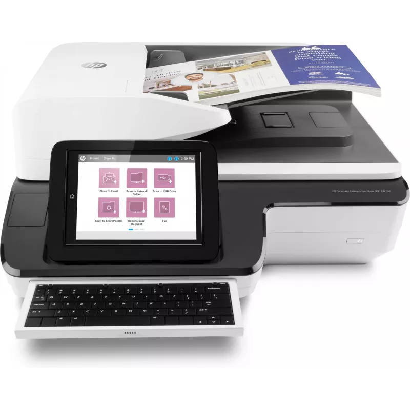 HP Scanjet Enterprise Flow N9120 fn2 plochý & ADF skener 600 x 600 DPI A3 čierny, biely
