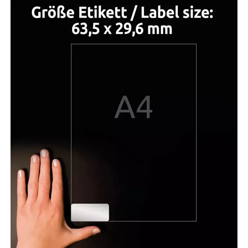Samolepiace etikety Avery L6011-20, zaoblený obdĺžnik