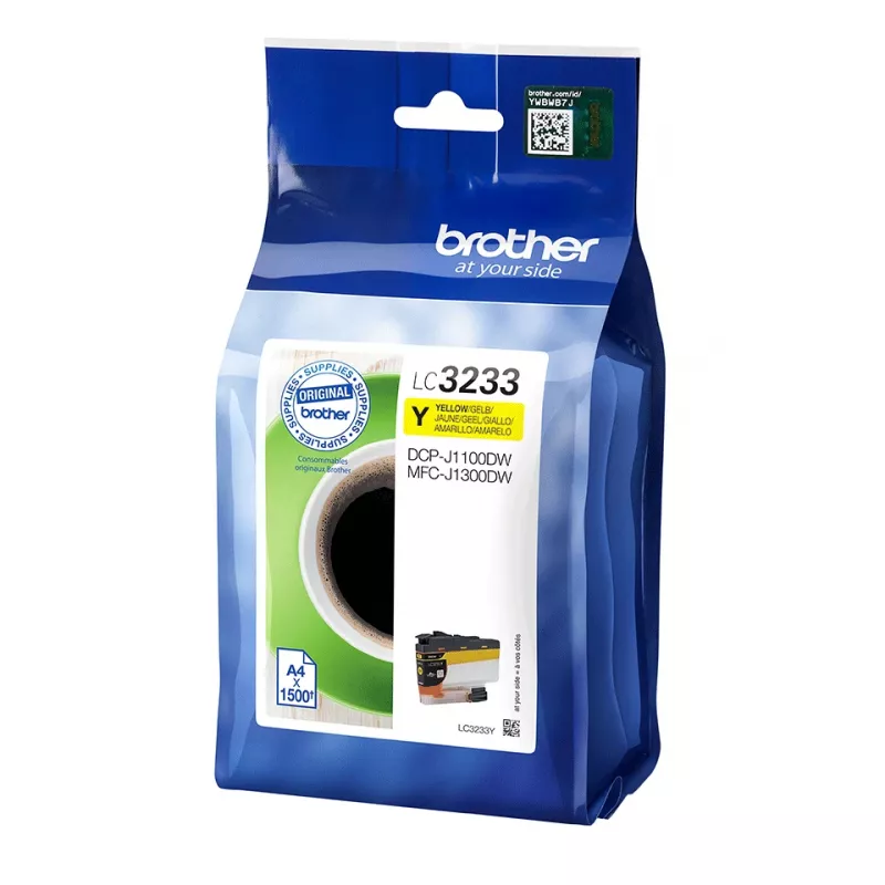 Kazeta Brother LC-3233Y žltá 1500 strán DCP-J1100DW/MFC-J1300DW