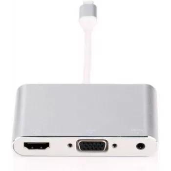 Microconnect LIGHT-HUB4 rozhranie hub Lightning 480 Mbit/s strieborný