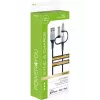 USB kábel Schwaiger LKU 100 1,5m USB 2.0 A Micro-USB B čierny strieborný