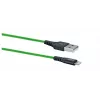 Mobilný kábel Schwaiger LPRO420 501 zelený 1,2 m USB A Lightning