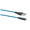 Mobilný kábel Schwaiger LPRO440 501 USB A Lightning 1,2 m modrý