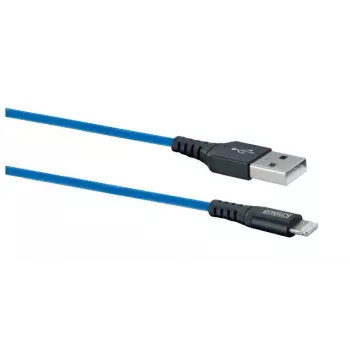 Mobilný kábel Schwaiger LPRO440 501 USB A Lightning 1,2 m modrý