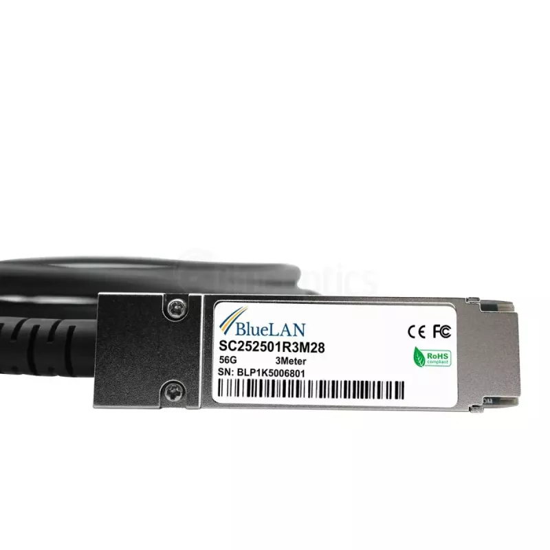 InfiniBand/optický kábel BlueOptics MC2207130-002 2 m QSFP konektor samec/samec