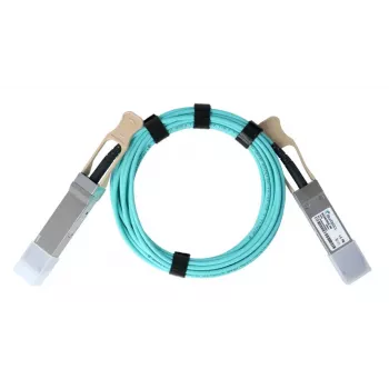 Sieťový kábel BlueOptics MFA1A00-C010-TG-BO QSFP28 AOC 10m tyrkysový