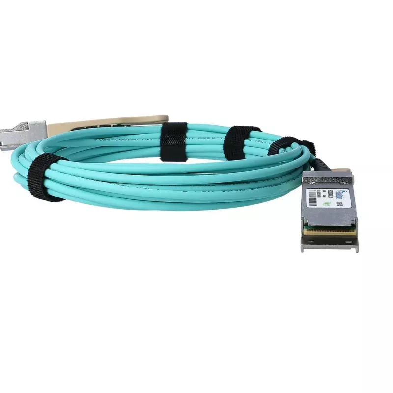 Sieťový kábel BlueOptics MFA1A00-E015-BO QSFP28 InfiniBand 15m oranžový