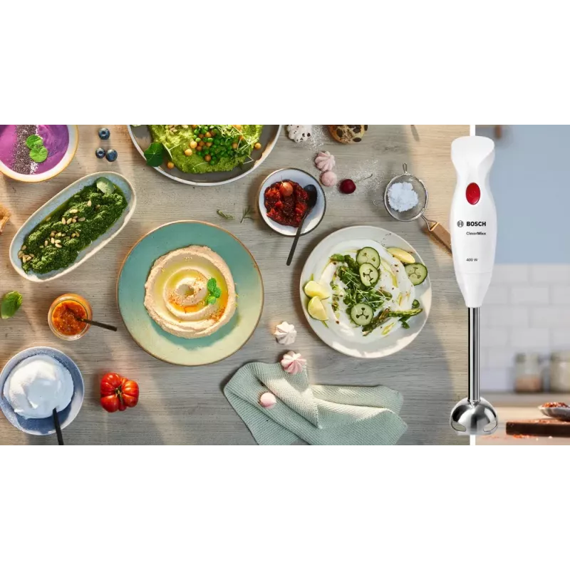 Bosch MSM24500 tyčový mixér 400 W červená, biela