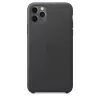 Puzdro Apple iPhone 11 Pro Max kožené puzdro čierna