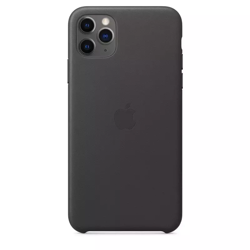 Puzdro Apple iPhone 11 Pro Max kožené puzdro čierna