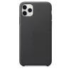 Puzdro Apple iPhone 11 Pro Max kožené puzdro čierna