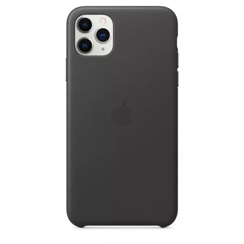 Puzdro Apple iPhone 11 Pro Max kožené puzdro čierna