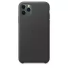 Puzdro Apple iPhone 11 Pro Max kožené puzdro čierna