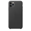 Puzdro Apple iPhone 11 Pro Max kožené puzdro čierna
