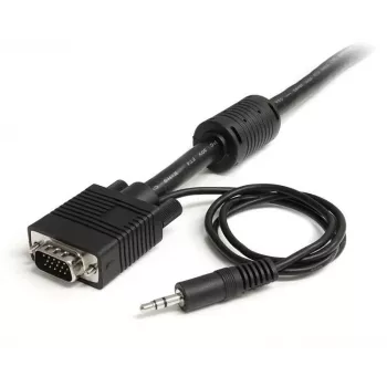 StarTech.com 5m koaxiálny vysokorozlišovací monitorový VGA video kábel s audiom HD15 M/M