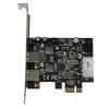StarTech.com 2-portový PCI Express (PCIe) SuperSpeed USB 3.0 adaptér karty s UASP - LP4 napájanie