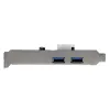 StarTech.com 2-portový PCI Express (PCIe) SuperSpeed USB 3.0 adaptér karty s UASP - LP4 napájanie