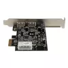 StarTech.com 2-portový PCI Express (PCIe) SuperSpeed USB 3.0 adaptér karty s UASP - LP4 napájanie