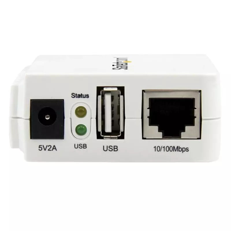 StarTech.com 1-portový USB Wireless N sieťový tlačový server s 10/100 Mbps Ethernet portom – 802.11 b/g/n