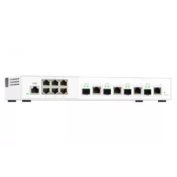 QNAP QSW-M2106-4C sieťový switch upravovaný L2 2,5G Ethernet (100/1000/2500) biely
