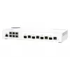 QNAP QSW-M2106-4C sieťový switch upravovaný L2 2,5G Ethernet (100/1000/2500) biely