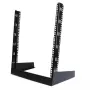 StarTech.com 2-Post 12U Desktop-Server-Rack, malý otvorený 19-palcový počítačový rack, kompaktný sieťový rack pre AV/štúdiové/dátové/IT vybavenie – samostatne stojaci dvojstĺpikový rack pre domáce/kancelárske použitie