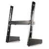 StarTech.com 2-Post 12U Desktop-Server-Rack, malý otvorený 19-palcový počítačový rack, kompaktný sieťový rack pre AV/štúdiové/dátové/IT vybavenie – samostatne stojaci dvojstĺpikový rack pre domáce/kancelárske použitie