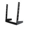 StarTech.com 2-Post 12U Desktop-Server-Rack, malý otvorený 19-palcový počítačový rack, kompaktný sieťový rack pre AV/štúdiové/dátové/IT vybavenie – samostatne stojaci dvojstĺpikový rack pre domáce/kancelárske použitie