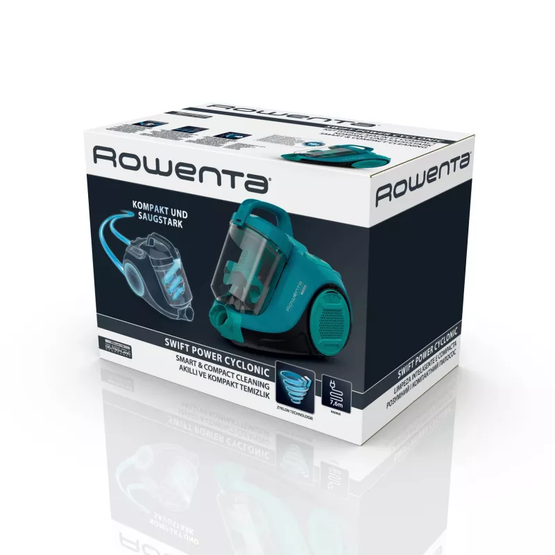 Rowenta Swift Power Cyclonic RO2932EA podlahový vysávač, na sucho, bezvreckový, 750 W