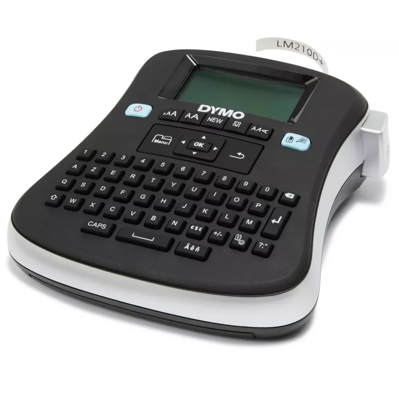 DYMO LabelManager ® ™ 210D - AZERTY, D1, termotransfer, 180 x 180 DPI, 12 mm/s, čierna, strieborná