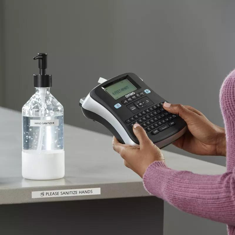 DYMO LabelManager ® ™ 210D - AZERTY, D1, termotransfer, 180 x 180 DPI, 12 mm/s, čierna, strieborná