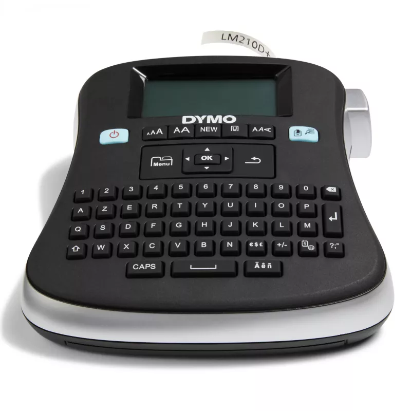 DYMO LabelManager ® ™ 210D - AZERTY, D1, termotransfer, 180 x 180 DPI, 12 mm/s, čierna, strieborná