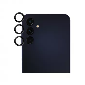 Ochrana objektívu fotoaparátu PanzerGlass SAFE. pre Samsung Galaxy A15 čierna, odolná proti poškriabaniu, nárazom