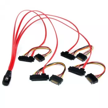 StarTech.com 50 cm interný Serial Attached SCSI Mini-SAS kábel - SFF-8087 na 4x SFF-8482